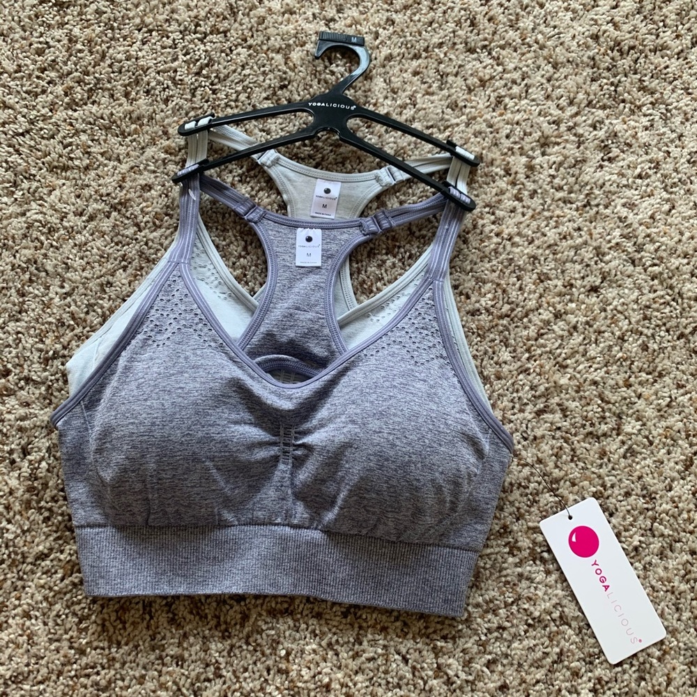Yogalicious Soorts Bra Set of 2 Medium Brand New